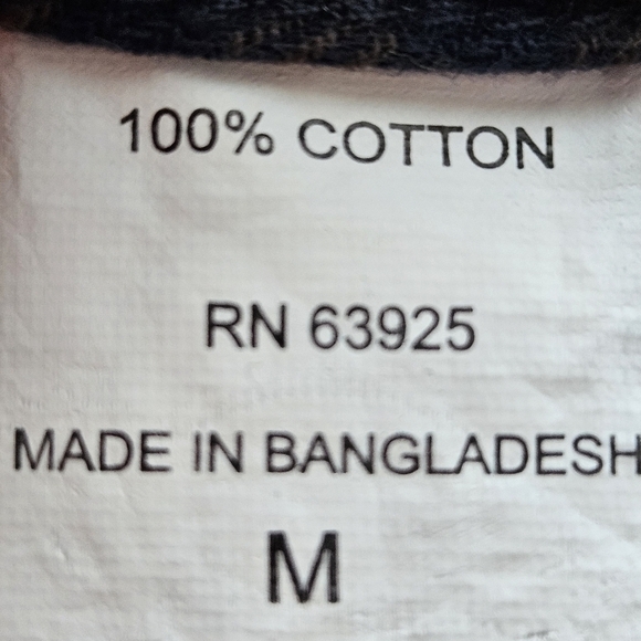 Retrofit Casual Button Up Long Sleeve Hoodie Mens Size Medium Blue Brown - Picture 9 of 9